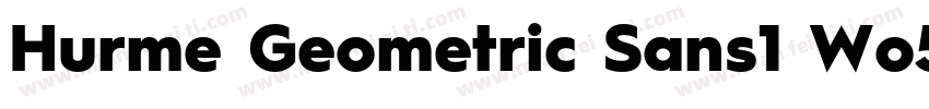 Hurme Geometric Sans1 Wo5Thobl字体转换